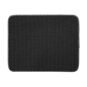 Extra-Large Double-Layer <b>Cat</b> Litter Mat - Hollow Leak-Filtering Floor Mat - Product Image 3