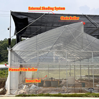 Système de ventilation et de refroidissement Baolida pour zones tropicales, serre polyvalente à toit en dents de scie pour tomates