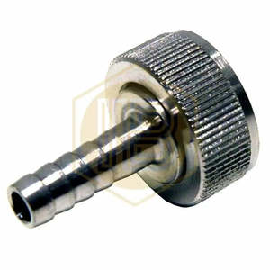 Rubinetto per birra in metallo dritto con testa BSP da 5/8''. - Product Image 1