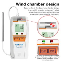Enregistreur de données de température USB Tlog 100EL 100EC, enregistreur de température répétitif, écran LCD, sonde de très basse température, chaîne du froid