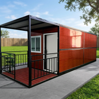 Maison Modulaire Conteneurisée Pliable 20FT X Z – Maison Préfabriquée en Acier, Mini-Bureau, Facile à Déplacer