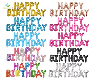 Huaien Factory's Happy Birthday Inflatable Aluminum Film Balloon Children's Birthday <strong>Party</strong> Decorative - Product Image 4