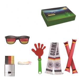 Set de Artículos para Fanáticos de la Copa Mundial de Fútbol 2026, Estados Unidos, Canadá, México, Argentina, Bandera de Tela de Poliéster con Impresión Digital, Gafas, Palmas para Aplaudir, Color para la Cara - Product Image 4