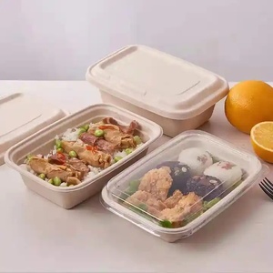 Superb Natural Eco Food Packaging Fiambreras biodegradables Tapa Papel especial Pulpa Caña de azúcar Bagazo Mate Laminación <span class=keywords><strong>Sushi</strong></span> - Product Image 3