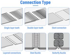 Nastro Trasportatore in <span class=keywords><strong>PVC</strong></span> Resistente all'Usura per Macchine Sigillatrici di Bagagli e Cartoni - Product Image 6