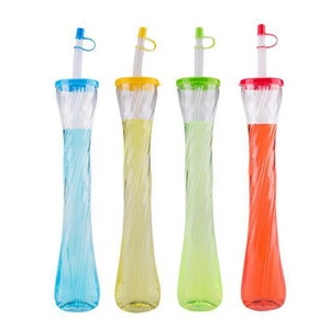 Guangzhou Tower Style Slush Cup Yard Glass Multicolor Customizable led yard plastic party cocktail plastic juice cup