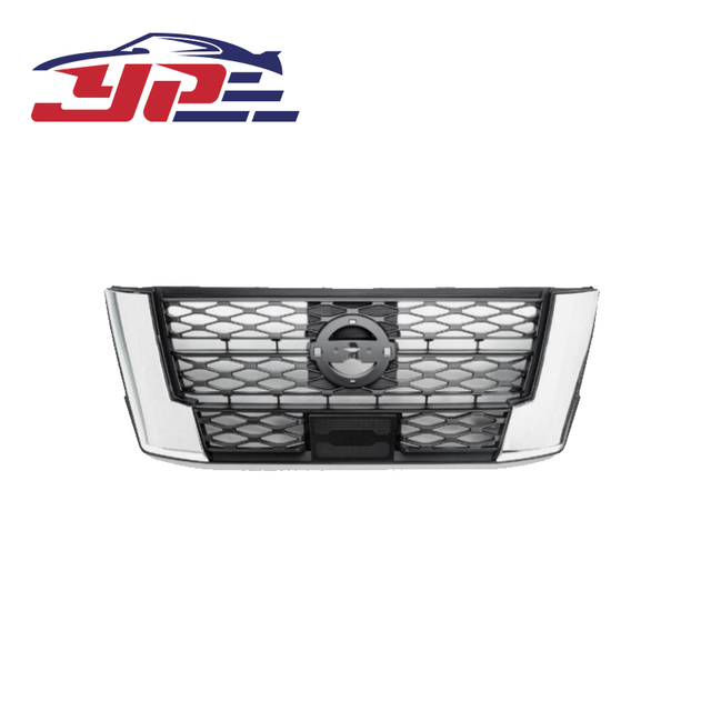 YOUPEI Auto Body Kits System Car Front Grille High Chromed Front Grille for Nissan Navara 2021 NP300 Accessories