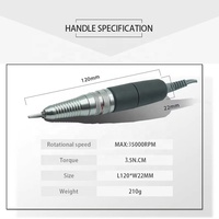 Stylo de remplacement OEM pour vernis à ongles en gel, vente en gros, pièce à main de ponceuse à ongles japonaise G5 Super Up200, machine à ongles E-Files