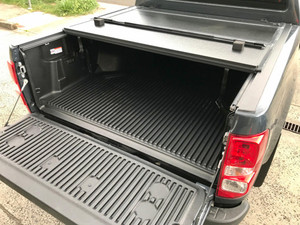 Cubierta dura de tres pliegues Hilux Tonneau, cubierta de cama de camión, accesorios de aluminio para automóviles para <span class=keywords><strong>Nissan</strong></span> Navara NP300 <span class=keywords><strong>Nissan</strong></span> <span class=keywords><strong>Frontier</strong></span> - Product Image 5
