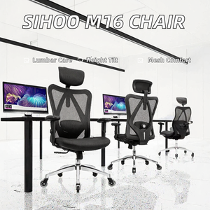 เก้าอี้สำนักงาน <span class=keywords><strong>SIHOO</strong></span> M16 รุ่น Ergonomic ดีไซน์ทันสมัย พร้อมพนักพิงตาข่ายและเบาะผ้า - Product Image 3