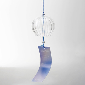 Campanas de viento de cristal hechas a mano, campanas de viento, decoración creativa de pared Interior, nuevo diseño, superventas, decoración del hogar, ecológica - Product Image 2