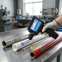 Impresora de inyección de tinta portátil solvente barata WAISU, impresora térmica portátil de inyección de tinta para código de fecha, logotipo, marca de envío en Metal PVC