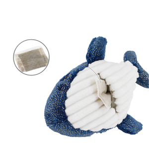 Balena blu che salta USB di simulazione di ricarica per animali domestici giocattolo da masticare peluche gatto grasso peluche suono animale gatto Pet <span class=keywords><strong>Toy</strong></span> - Product Image 4