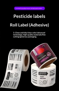 Kundenspezifische Umweltfreundliche Beschichtete Papier-Klebeetiketten mit Zweidimensionalem Code Farbdruck-Rolle für Landwirtschaftliche Anwendungen - Product Image 6