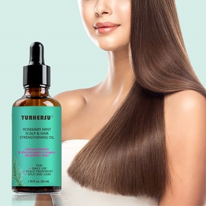 YURHERSU Olio Essenziale Biologico Nutriente e Lisciante per Capelli con Rosmarino, Menta e Olio di Ricino, Olio per la Crescita dei Capelli <span class=keywords><strong>50ml</strong></span> - Product Image 2