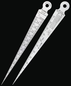 15 सेमी शासक उच्च सटीकता फेलर गेज किट के साथ 1-15 मिमी स्टेनलेस स्टील टेपर गेज - Product Image 5