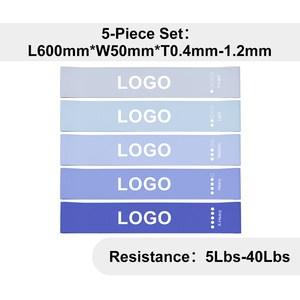 Custom Logo Resistance Loop <b>Bands</b> Set Fitness Exercise Loop <b>Bands</b> Elastic <b>Workout</b> <b>Bands</b> for Home Gym Strength Training Yoga - Product Image 3