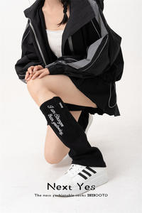 Buena calidad Rui mujer nueva subcultura japonesa y coreana inequidad letra bordado calcetines Jk viento dulce <span class=keywords><strong>moda</strong></span> todos los conjuntos de piernas de regazo - Product Image 5