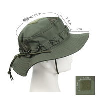 Réglable universel extérieur Boonie chapeau de soleil pliable personnalisé pêcheur femmes hommes Cowboy large bord randonnée été unisexe Bonnie chapeau