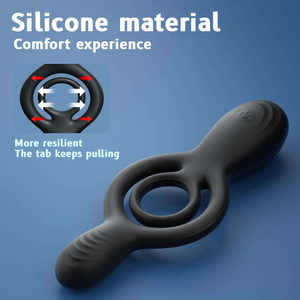 Control de aplicación Vibración Anillo para el pene Semen Bloqueo Ojo de oveja Juguete sexual para adultos Bloqueador de circuncisión masculina - Product Image 3