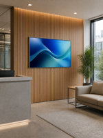 Écran d'affichage numérique LCD 49 pouces ultra-plat 23 mm mural intérieur Android pour publicité commerciale à dos plat