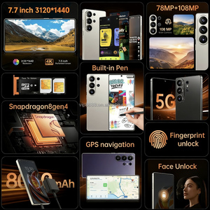 Smartphone S26 Ultra 7.7 Pollici 22GB+2TB Sbloccato 108MP Grande Schermo 5G Globale Gaming Android 15 S-Pen Telefono <span class=keywords><strong>Cellulare</strong></span> S26 ULTRA - Product Image 5