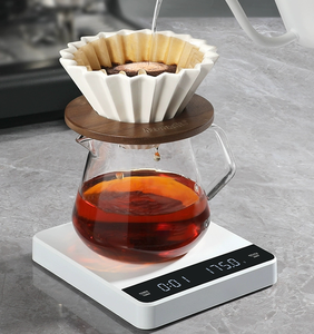 Báscula de Café Electrónica de Alta Precisión para Uso Doméstico, Portátil, con Función de Pesaje y Temporizador Integrados, Apta para Alimentos - Product Image 2