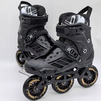 Patins à roulettes de haute qualité, patins à roulettes professionnels pour la vitesse et le slalom, patins à roulettes pour homme adulte avec 3 roues