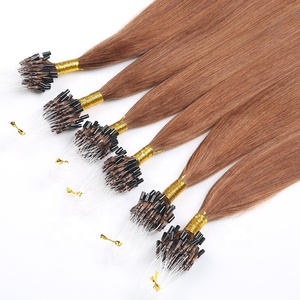 Micro Ring Human Hair <span class=keywords><strong>Extensions</strong></span> Wasserwellen-Mikros chleifen haar - Product Image 5