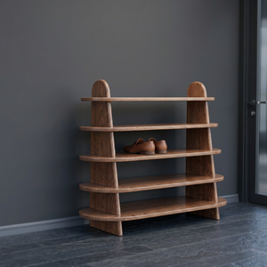 Zapatero Moderno de Madera con 5 Estantes, Mueble de Almacenamiento Independiente para Entrada, Diseño Minimalista para el Hogar - Product Image 3