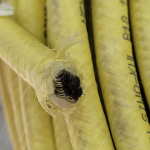 <span class=keywords><strong>SIAF</strong></span>/MT/POL MV 1kV 1.5kV 3.7kV 3.3kV 6.6kV 13.8kV 15kV tresse PET en caoutchouc de silicone PUR verni câble Flexible haute température - Product Image 5