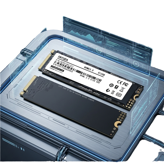 512GB M.2 NVMe SSD 2280 PCIe Gen3x4 up to 2400MB/s Internal 3D NAND Flash with 8MB Cache Private Mold for Mini PC & Laptop