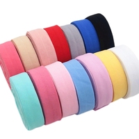 Bande élastique pliable en nylon OEKO-100 de 1,5 cm, sangle imprimée colorée pour bordures de manches de doudounes et vêtements