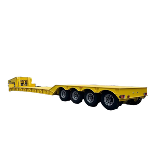 Camabajas 4 Ejes Lowboy Remolque Grúa Transporte Camión Remolques Lowboy Trailers Rogers Palabras clave - Product Image 5