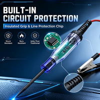 Testeur de circuit de tension pour voiture et camion 5V-90V, stylo à sonde longue à affichage numérique, outils de diagnostic automobile, réparation automobile