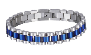 Bracciale a Catena Classico di Alta Gamma in Acciaio Inossidabile Placcato Oro, Stile Rapper, per Coppie, Regalo Unisex - Product Image 6