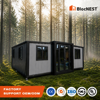 BlocNEST Maison Conteneur Moderne Extensible Préfabriquée pour Usage Résidentiel