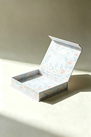 Boîte cadeau rigide en carton de luxe sur mesure pour flacons de sérum, parfum, lotion, bougies, portefeuilles, avec doublure en éponge