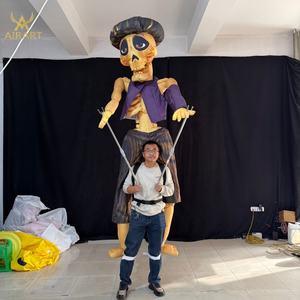 Marioneta Inflable de Calavera para Fiestas de Baile de Teatro, Marioneta Inflable de Fantasma de Halloween Personalizada - Product Image 2