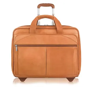 New Best Selling Large PU leather business travel luggage suitcase