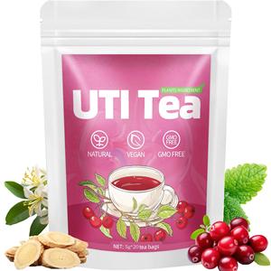 Té de Arándanos Herbales para el Tracto Urinario UTI, Natural, Vegano, Sin OMG, Ingredientes Vegetales, Suplemento Herbal para la Salud del Tracto Urinario - Product Image 1