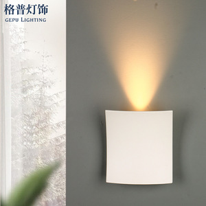 General <b>Lighting</b> <b>LED</b> Wall Lamp 5W <b>Square</b> Aluminum Backlit Sconce 3000K-6000K for Living Room Bedroom - Product Image 1