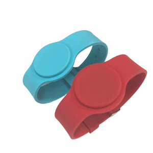Bán buôn tùy chỉnh in RFID dây đeo cổ tay màu hỗn hợp NFC kiểm soát truy cập Vòng đeo tay Silicone không thấm nước mini <span class=keywords><strong>tag</strong></span> môi trường - Product Image 1