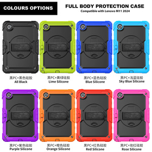 Étui pour tablette de haute qualité manchon de protection plat rotatif à 360 degrés avec dragonne réglable pour Lenovo M8 M9 M10 M11 HD - Product Image 6