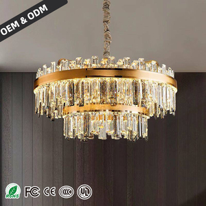 Lampadario <span class=keywords><strong>a</strong></span> <span class=keywords><strong>Sospensione</strong></span> LED in Cristallo Moderno e Lussuoso, Illuminazione <span class=keywords><strong>per</strong></span> Soggiorno e Sala <span class=keywords><strong>da</strong></span> Pranzo, Lampada Decorativa in Metallo <span class=keywords><strong>per</strong></span> <span class=keywords><strong>Camera</strong></span> <span class=keywords><strong>da</strong></span> <span class=keywords><strong>Letto</strong></span> - Product Image 1