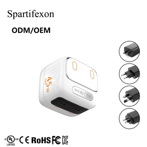 <span class=keywords><strong>Chargeur</strong></span> GaN compact <span class=keywords><strong>45W</strong></span> double <span class=keywords><strong>USB</strong></span>-<span class=keywords><strong>C</strong></span> pliable, charge rapide intelligente AI pour ordinateurs portables et appareils mobiles - Product Image 1