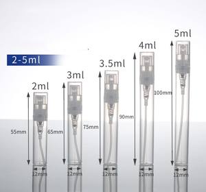 Parfüm şişesi 2ml 3ml 5ml 10ml parfüm örnek şişesi cam sprey şişesi deneme - Product Image 2