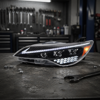 Feux de voiture pour BMW E71, lentille de projecteur de phare, 2007-2014, X6 E72, phare de signalisation, phares LED, accessoires automobiles