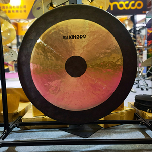 Kingdo <span class=keywords><strong>Instrument</strong></span> de <span class=keywords><strong>percussion</strong></span> traditionnel en <span class=keywords><strong>cuivre</strong></span> 34 pouces 85cm Chau Gong Deep Wave Gong - Product Image 4