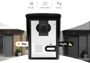 Sonnette vidéo filaire 4 fils avec fonction interphone, écran 7 pouces, système de vidéophone étanche - Product Image 2